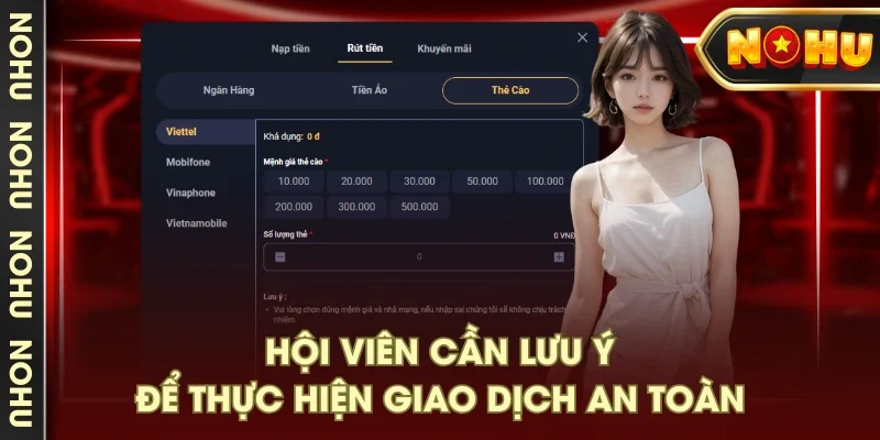 Hội viên cần lưu ý để thực hiện giao dịch an toàn Hội viên cần lưu ý để thực hiện giao dịch an toàn